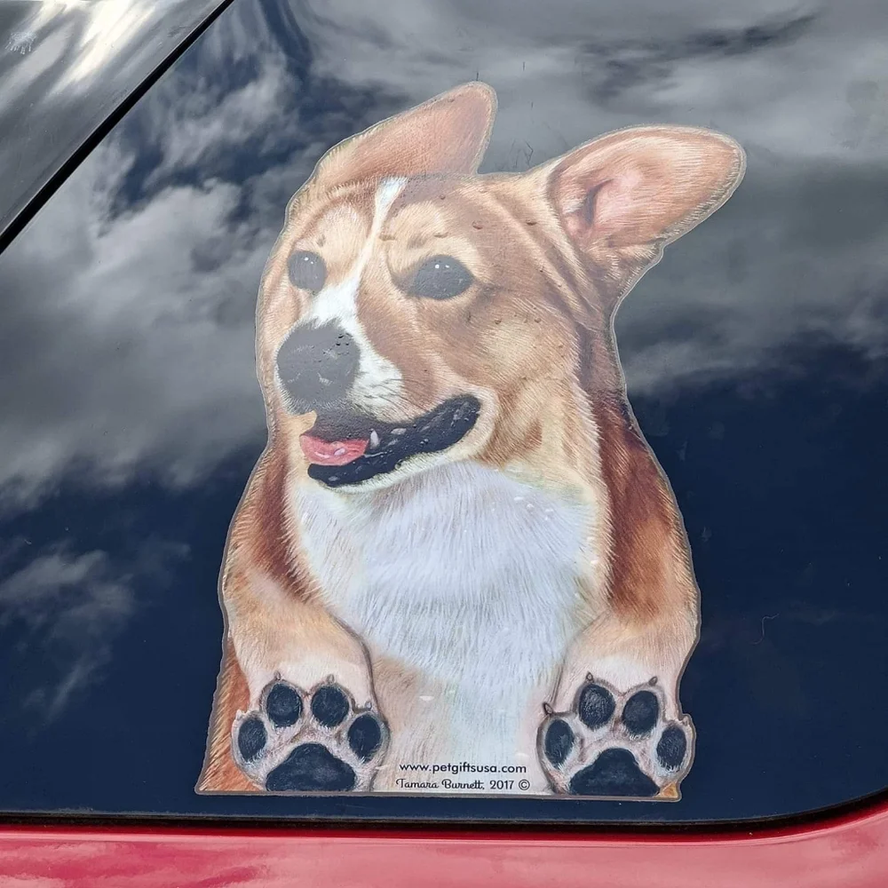 Large Corgi Car Window Decal Sticker - Picture 1 of 3